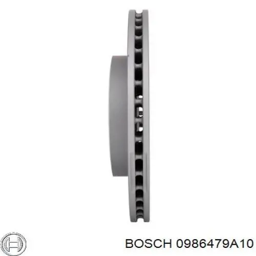 0986479A10 Bosch disco de freno trasero