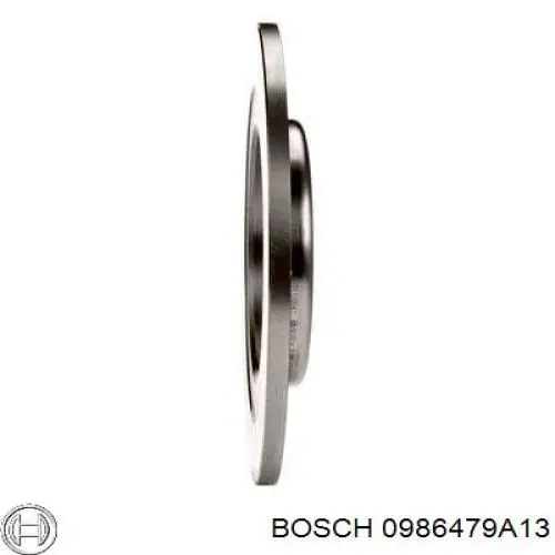 0986479A13 Bosch disco de freno trasero