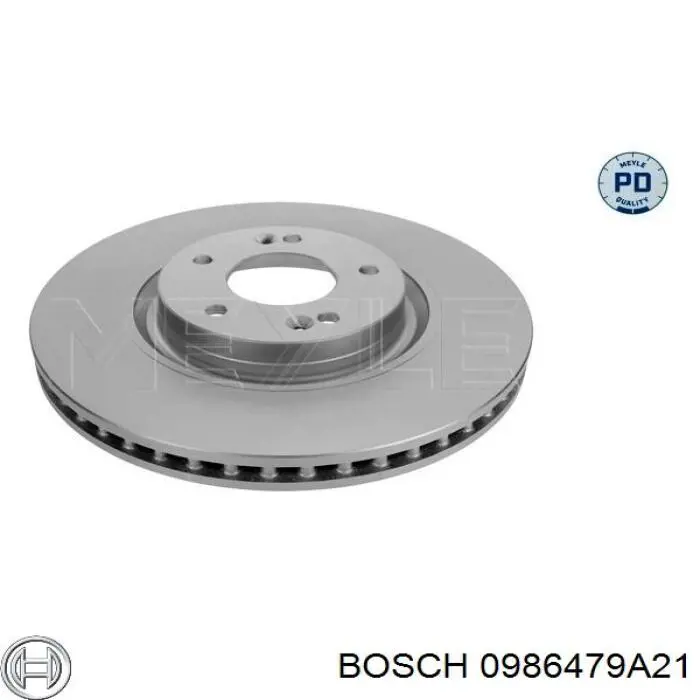 Disco de freno 0986479A21 Bosch