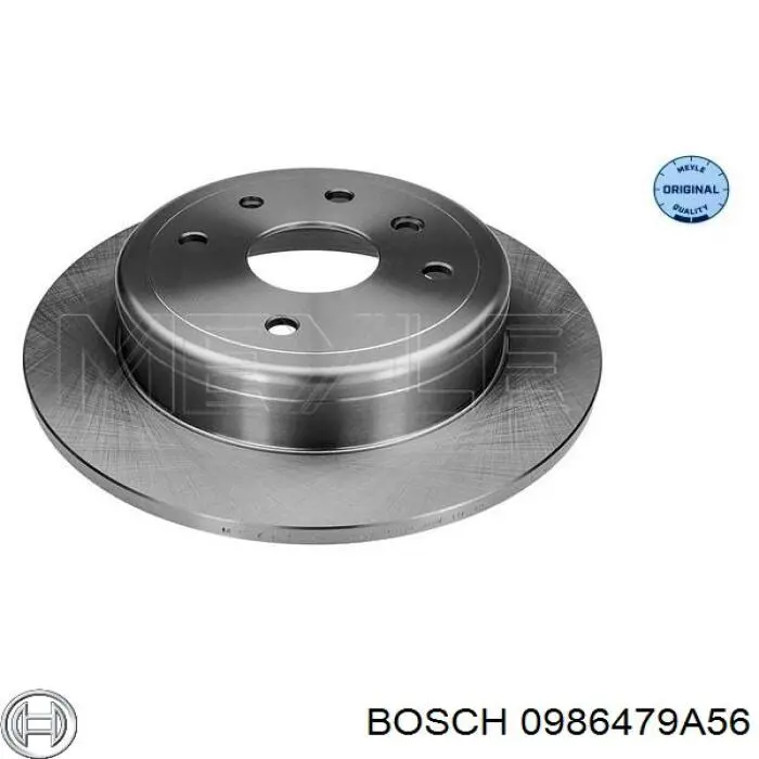 Disco de freno trasero Bosch 0986479A56 precio, desde 37,49 EUR