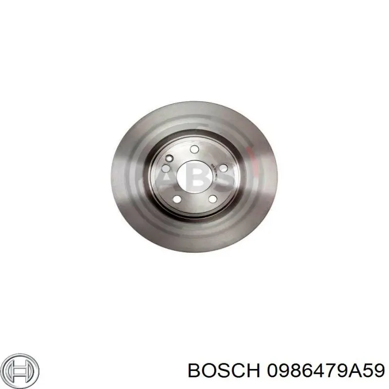 Disco de freno 0986479A59 Bosch