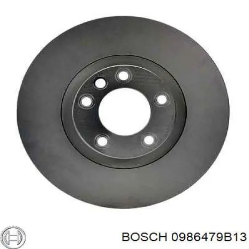 0986479B13 Bosch disco de freno delantero