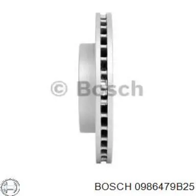 0986479B25 Bosch disco de freno delantero
