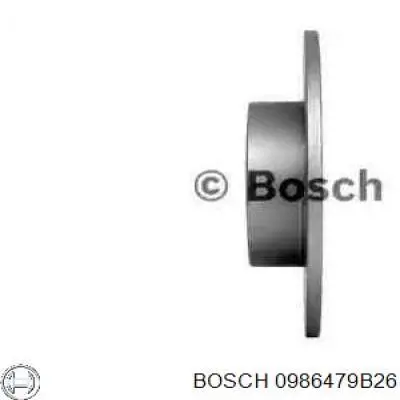 0 986 479 B26 Bosch freno de disco delantero