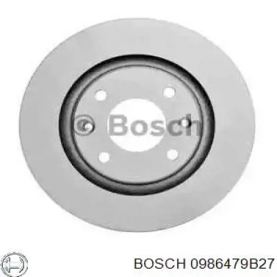 0 986 479 B27 Bosch disco de freno delantero