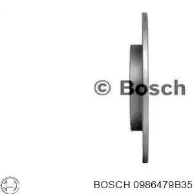 0 986 479 B35 Bosch disco de freno trasero