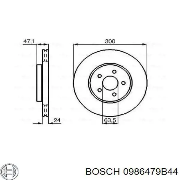 Freno de disco delantero Jaguar X-type CF1