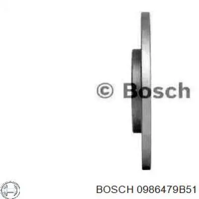 0986479B51 Bosch disco de freno delantero