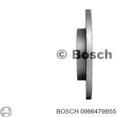 0 986 479 B55 Bosch disco de freno delantero