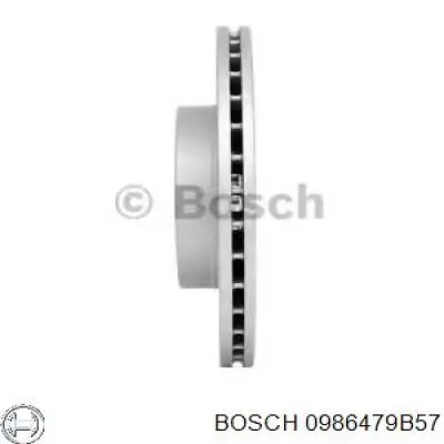 0986479B57 Bosch disco de freno delantero