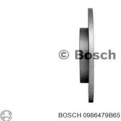 0986479B65 Bosch disco de freno trasero