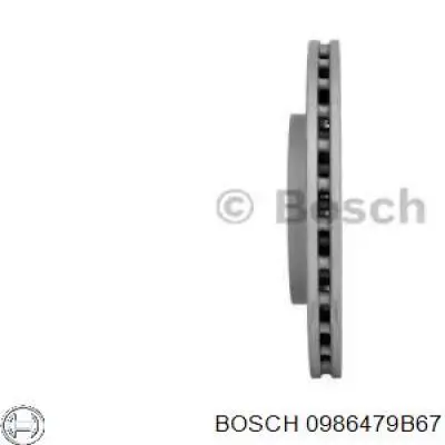 0986479B67 Bosch freno de disco delantero