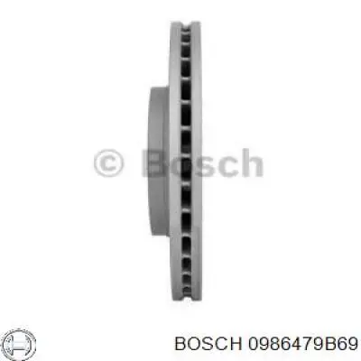0986479B69 Bosch disco de freno delantero