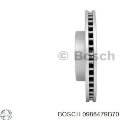 0986479B70 Bosch disco de freno delantero