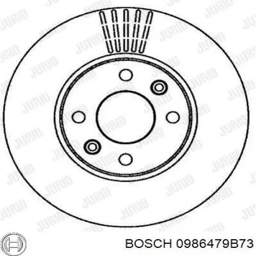 Freno de disco delantero Nissan Versa E12X
