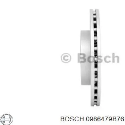 0 986 479 B76 Bosch disco de freno delantero