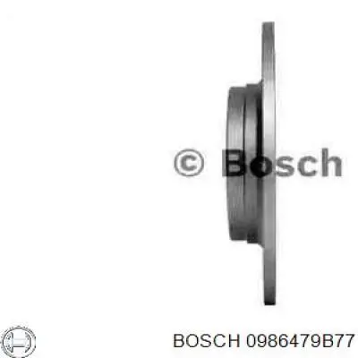 0986479B77 Bosch disco de freno trasero