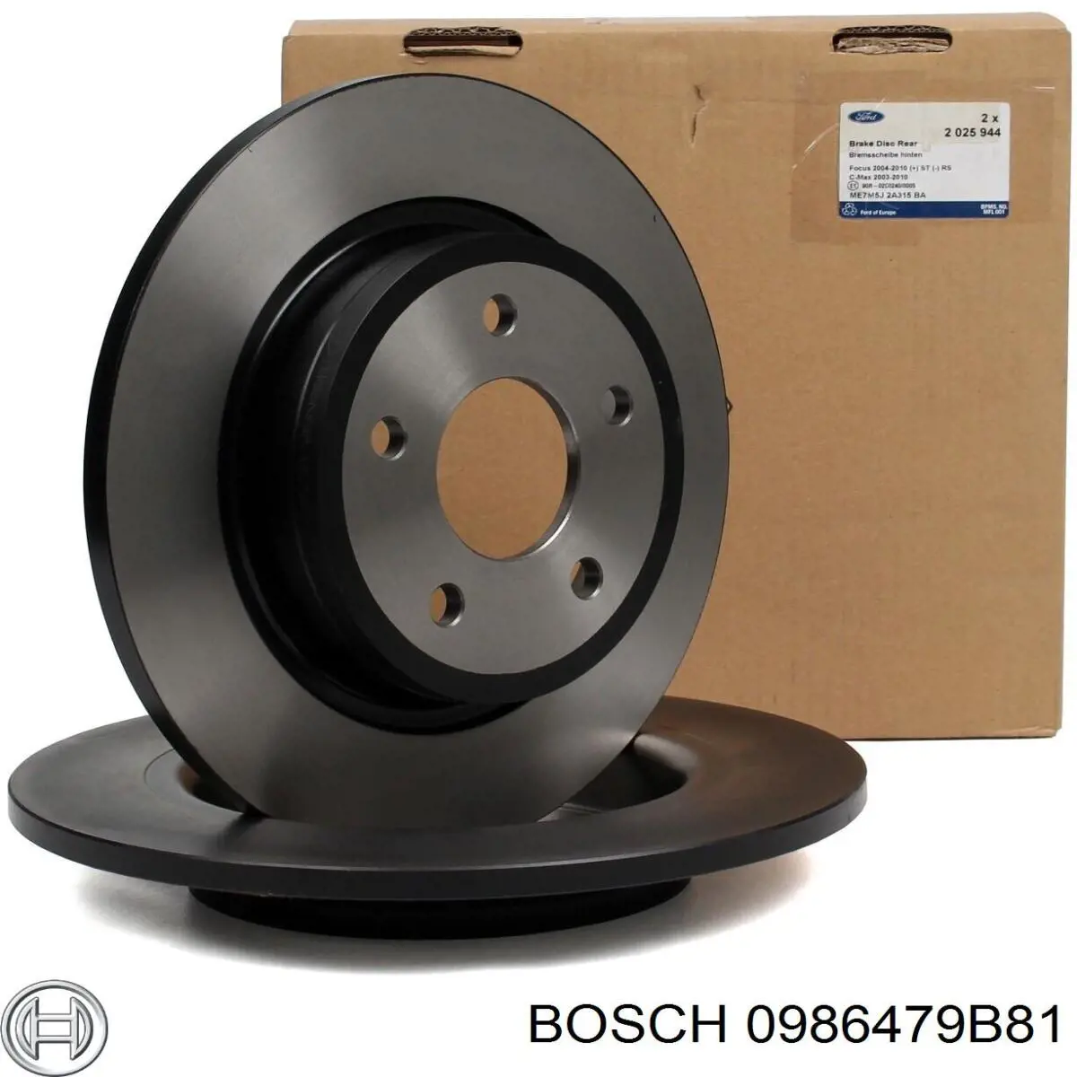 Disco de freno trasero Volvo V40 525, 526