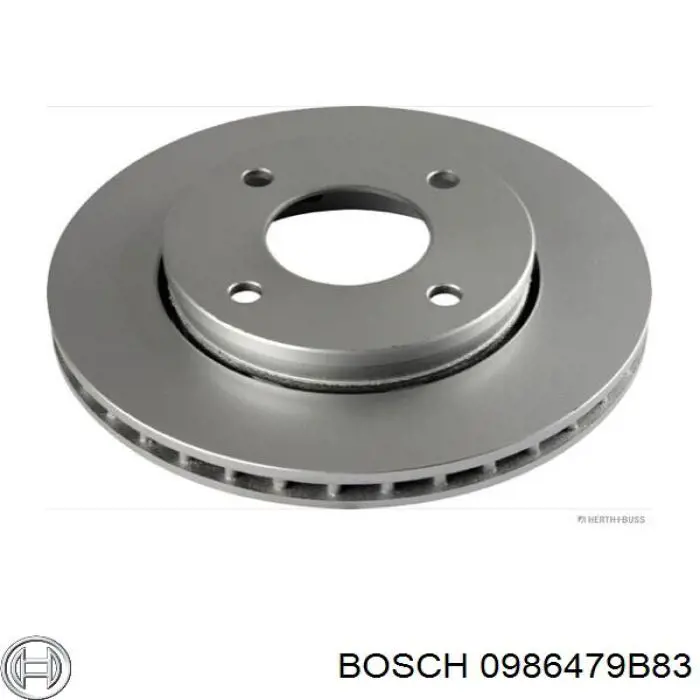 0 986 479 B83 Bosch disco de freno delantero