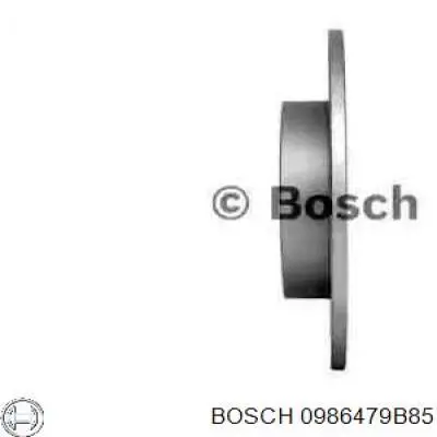 0986479B85 Bosch disco de freno trasero