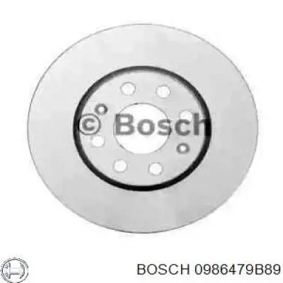 0 986 479 B89 Bosch freno de disco delantero