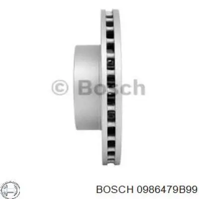 0986479B99 Bosch disco de freno delantero