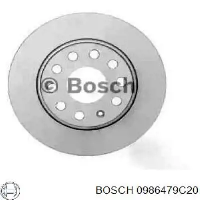 0 986 479 C20 Bosch disco de freno trasero