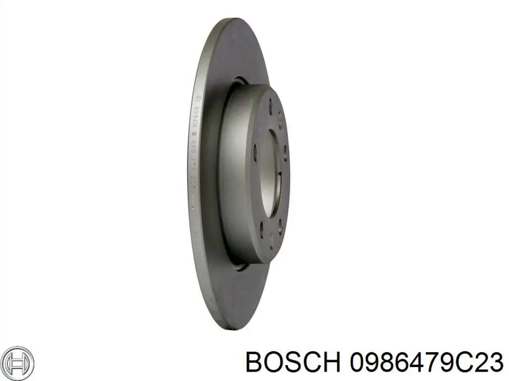 0 986 479 C23 Bosch disco de freno trasero