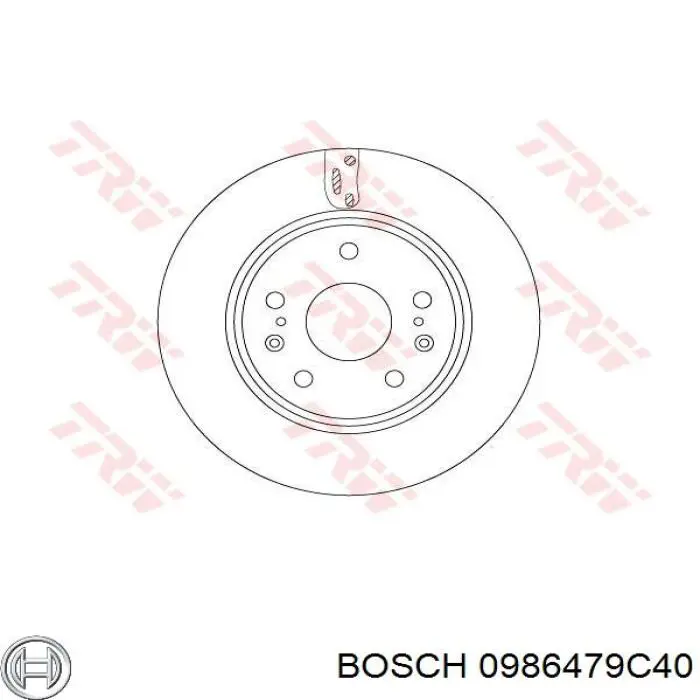 Disco de freno DF6703 TRW