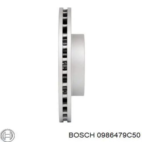 0986479C50 Bosch freno de disco delantero