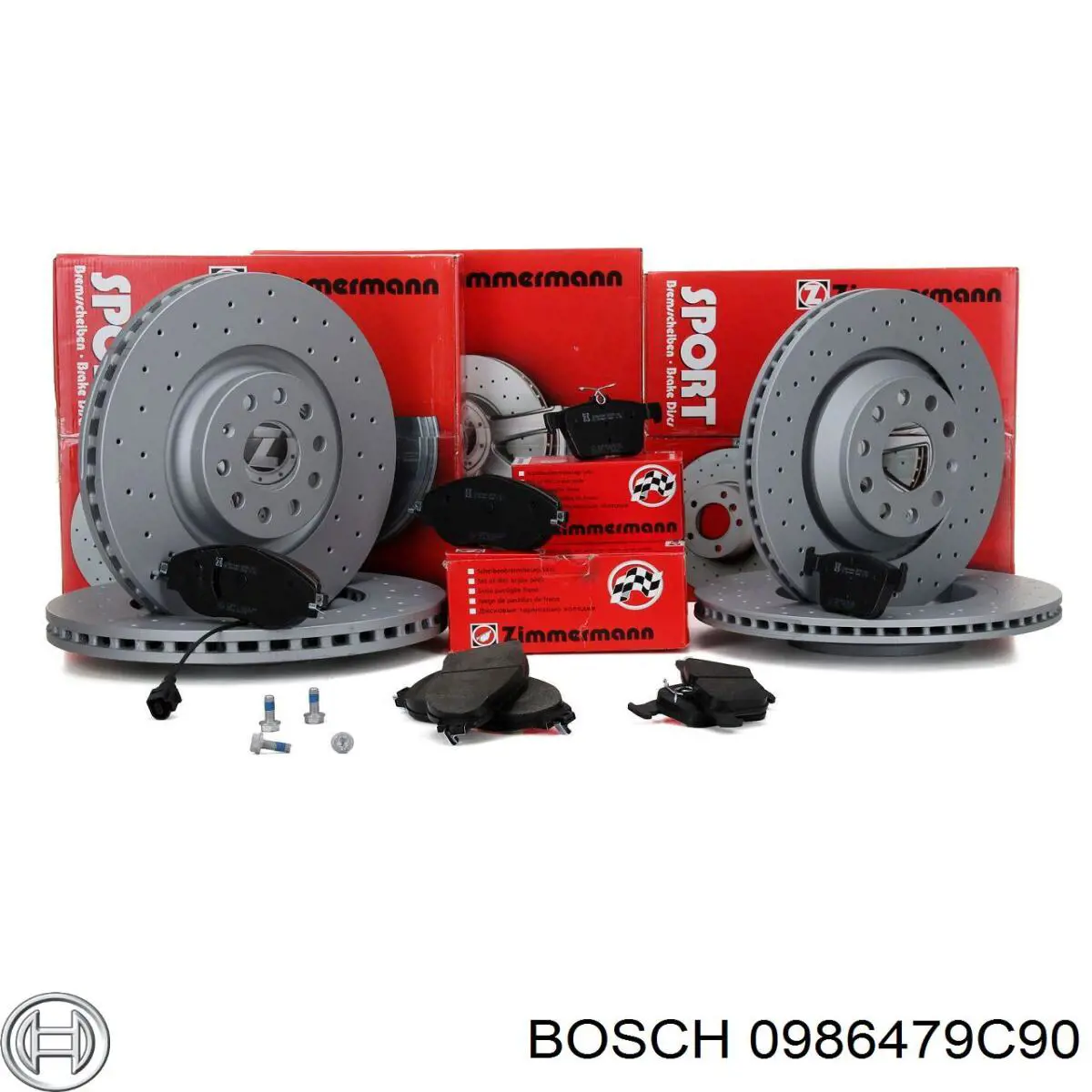 Disco de freno 0986479C90 Bosch
