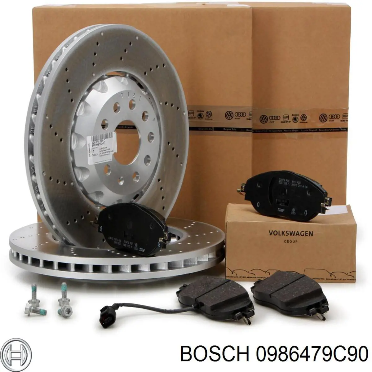 Comprar 0986479C90 Bosch Freno de disco delantero