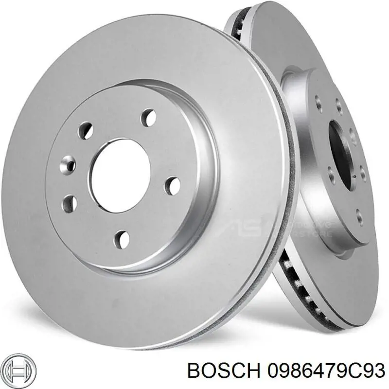 0 986 479 C93 Bosch disco de freno delantero