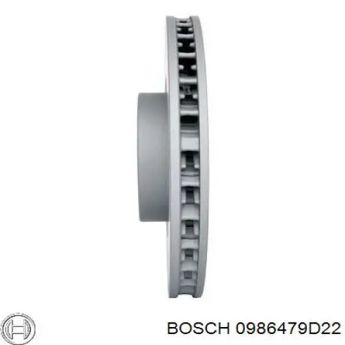 0 986 479 D22 Bosch freno de disco delantero