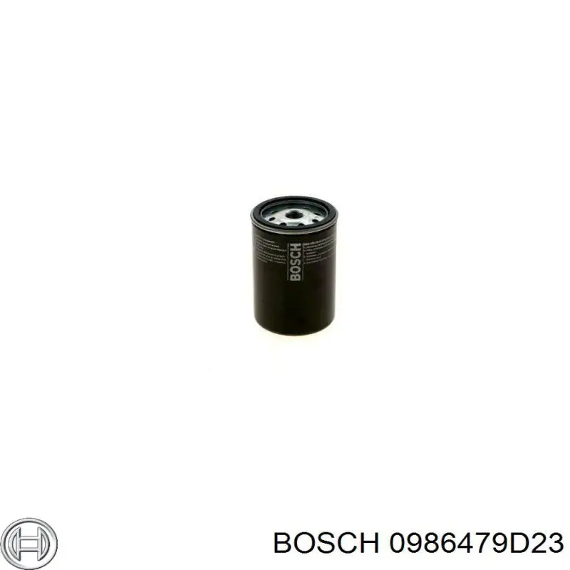 0986479D23 Bosch disco de freno delantero