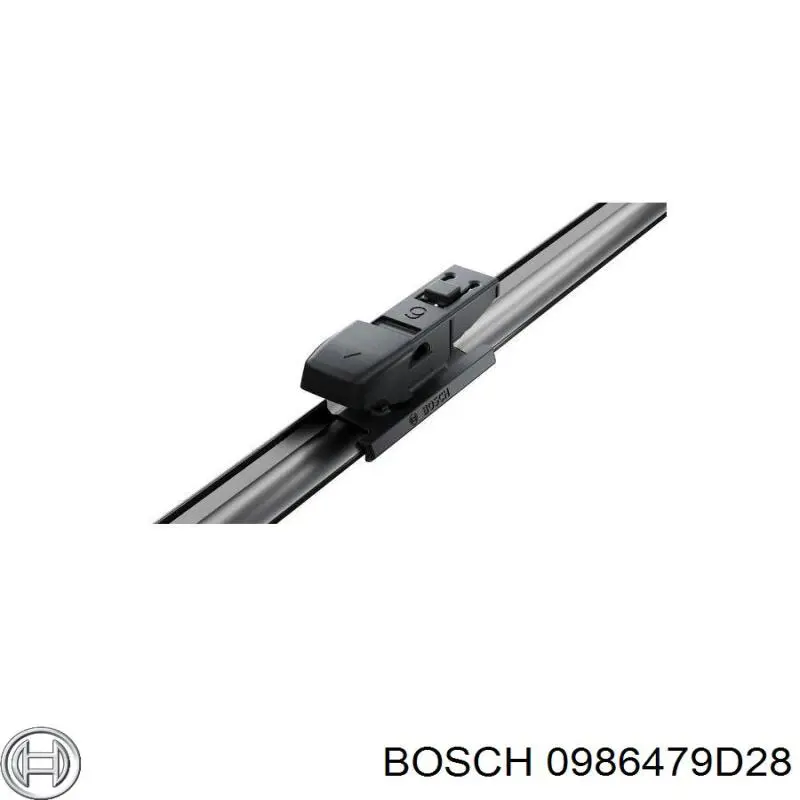 0986479D28 Bosch disco de freno delantero