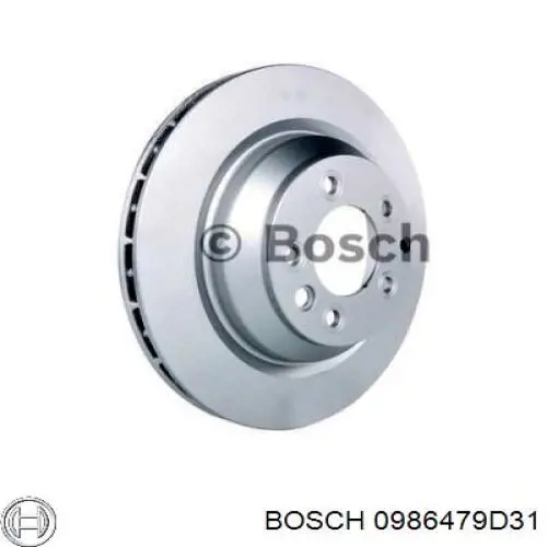0986479D31 Bosch Freno de disco trasero