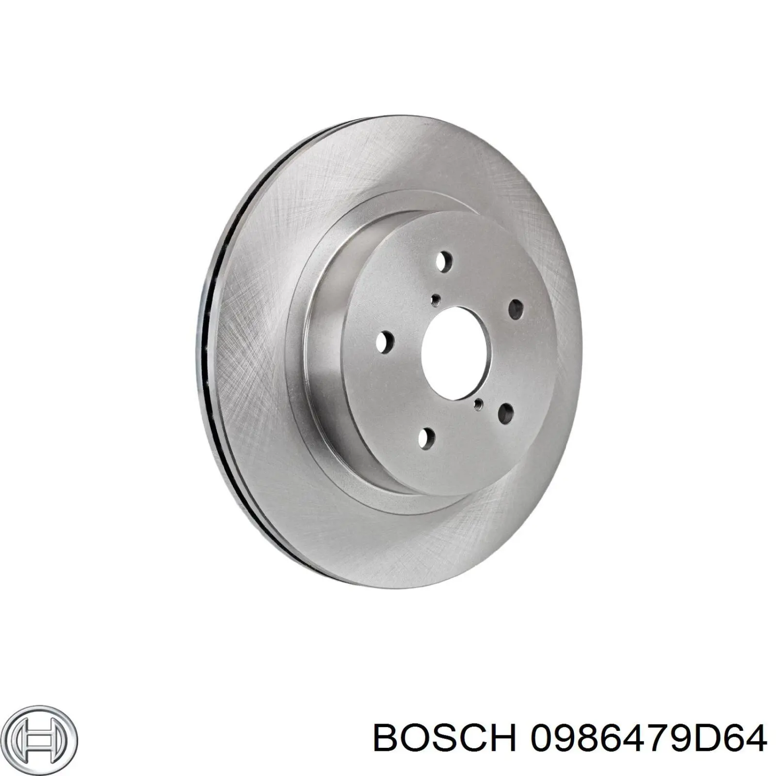 0986479D64 Bosch disco de freno trasero
