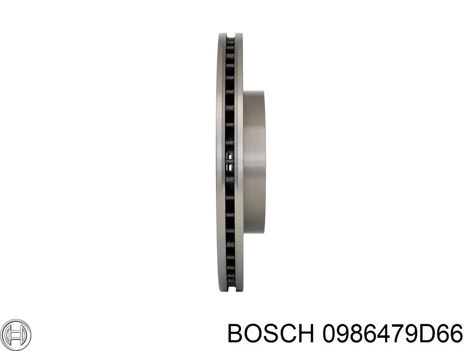 0986479D66 Bosch disco de freno delantero