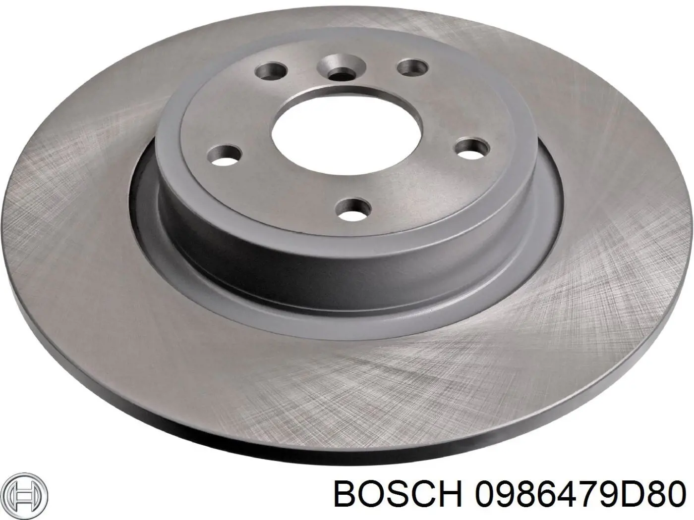0986479D80 Bosch disco de freno trasero