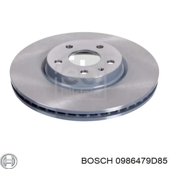 0986479D85 Bosch freno de disco delantero