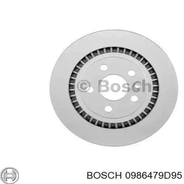 0986479D95 Bosch freno de disco delantero