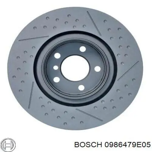 0 986 479 E05 Bosch disco de freno trasero