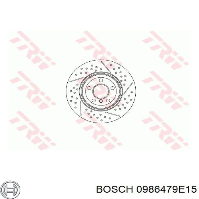 0986479E15 Bosch Freno de disco trasero