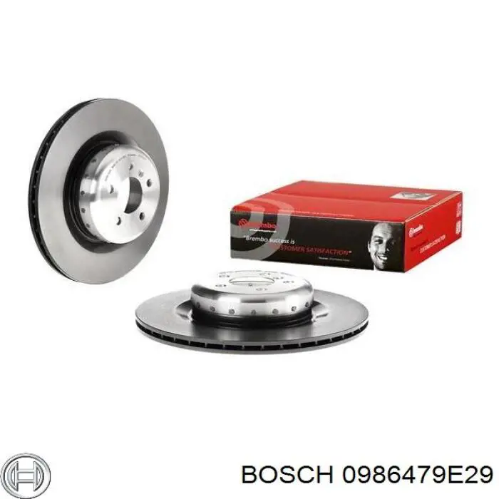 0 986 479 E29 Bosch disco de freno trasero