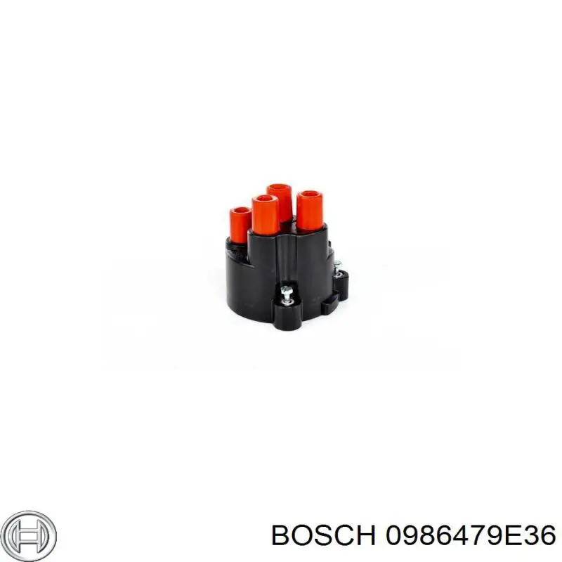 0986479E36 Bosch disco de freno delantero