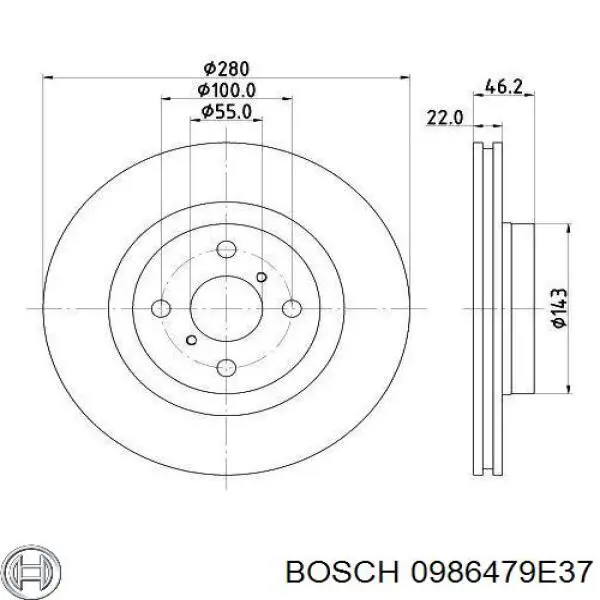Comprar DI2051C Japan Parts Freno de disco delantero