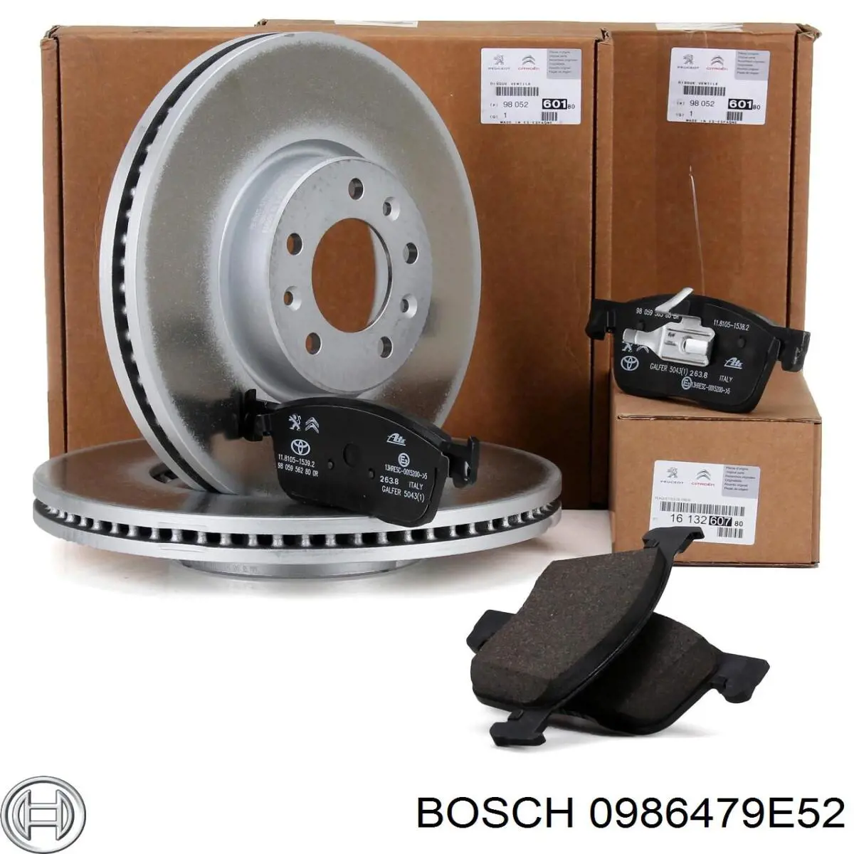 Disco de freno delantero Japan Parts DI2053C