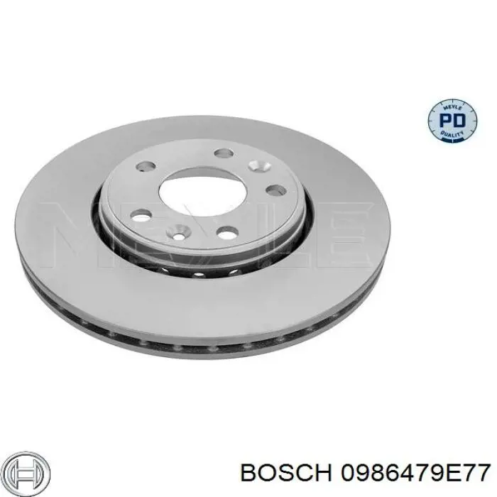 Disco de freno 0986479E77 Bosch