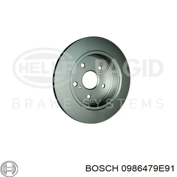 0986479E91 Bosch Freno de disco trasero